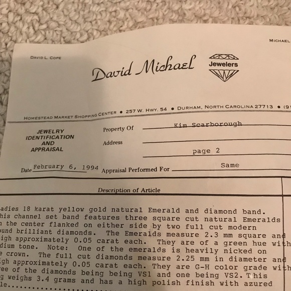 Amethyst fantasy ring 14k setting/ with Diamond accents - Picture 13 of 14